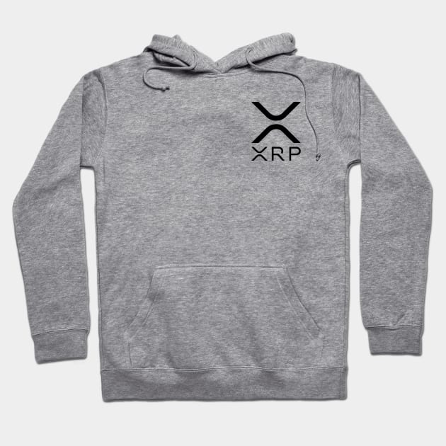 Ripple XRP - SMALL Symbol Hoodie by Ranter2887